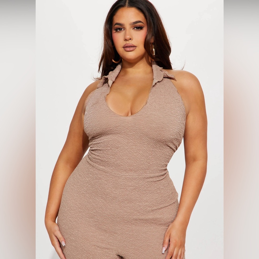 Mocha Jumpsuit! Brand New!! Never Worn!!